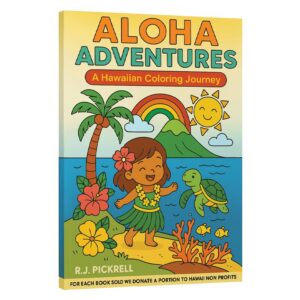 Aloha Adventures: A Hawaiian Coloring Journey