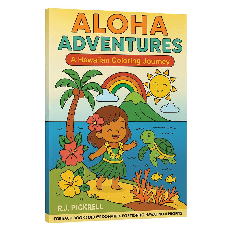 Aloha Adventures: A Hawaiian Coloring Journey